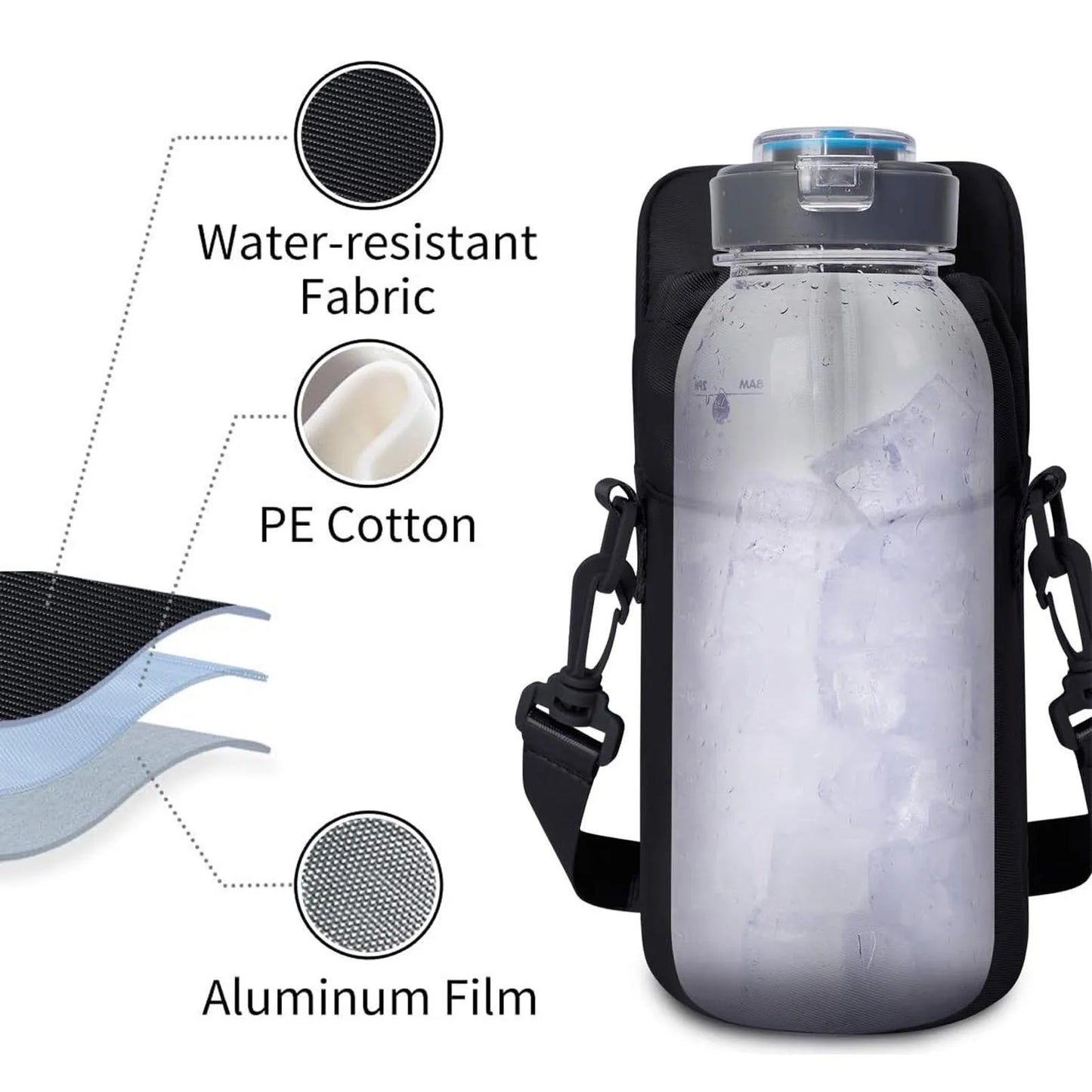 Magnetic Gym Bottle Carrier